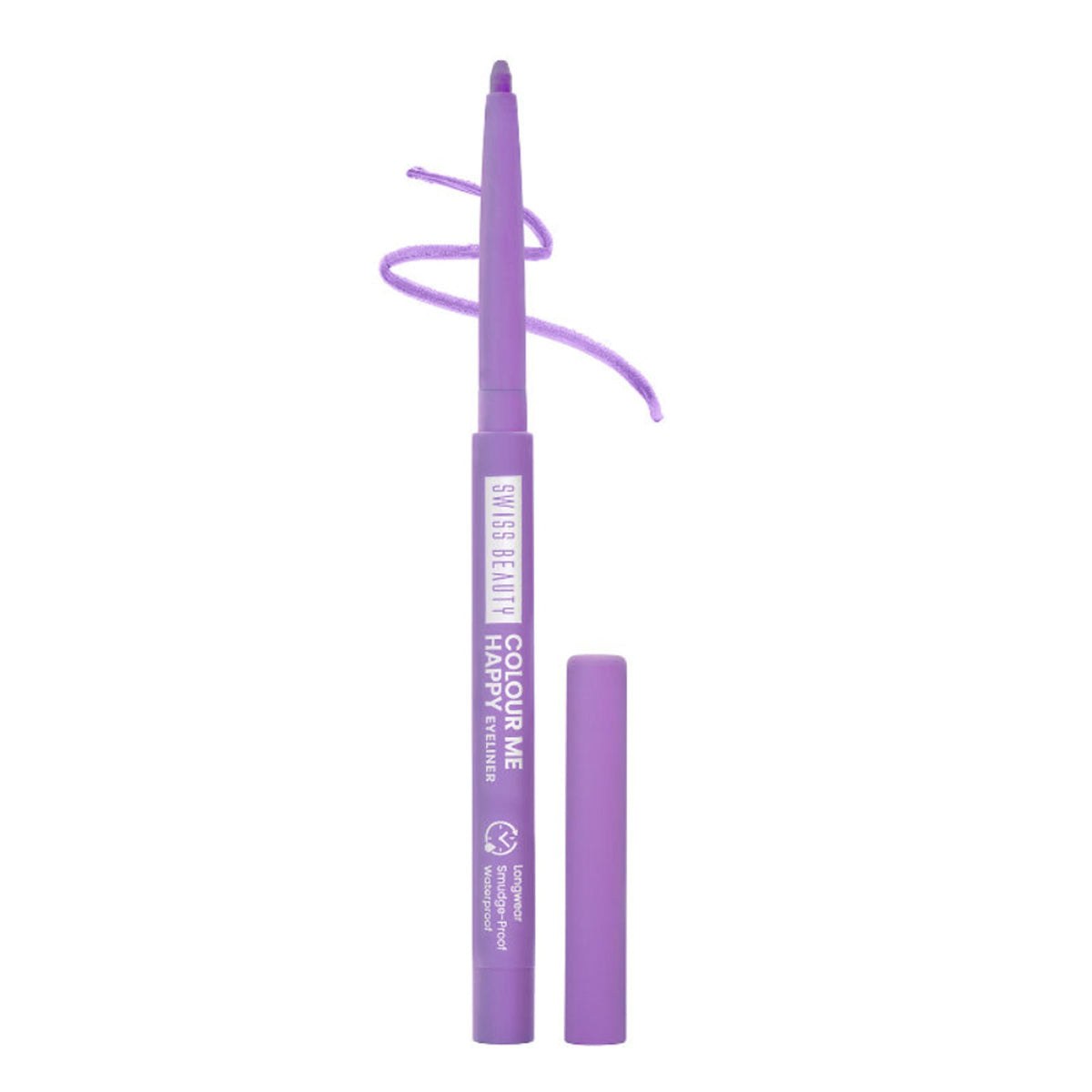 Swiss Beauty Colour Me Happy Eyeliner - Purple Aster | Grocsy