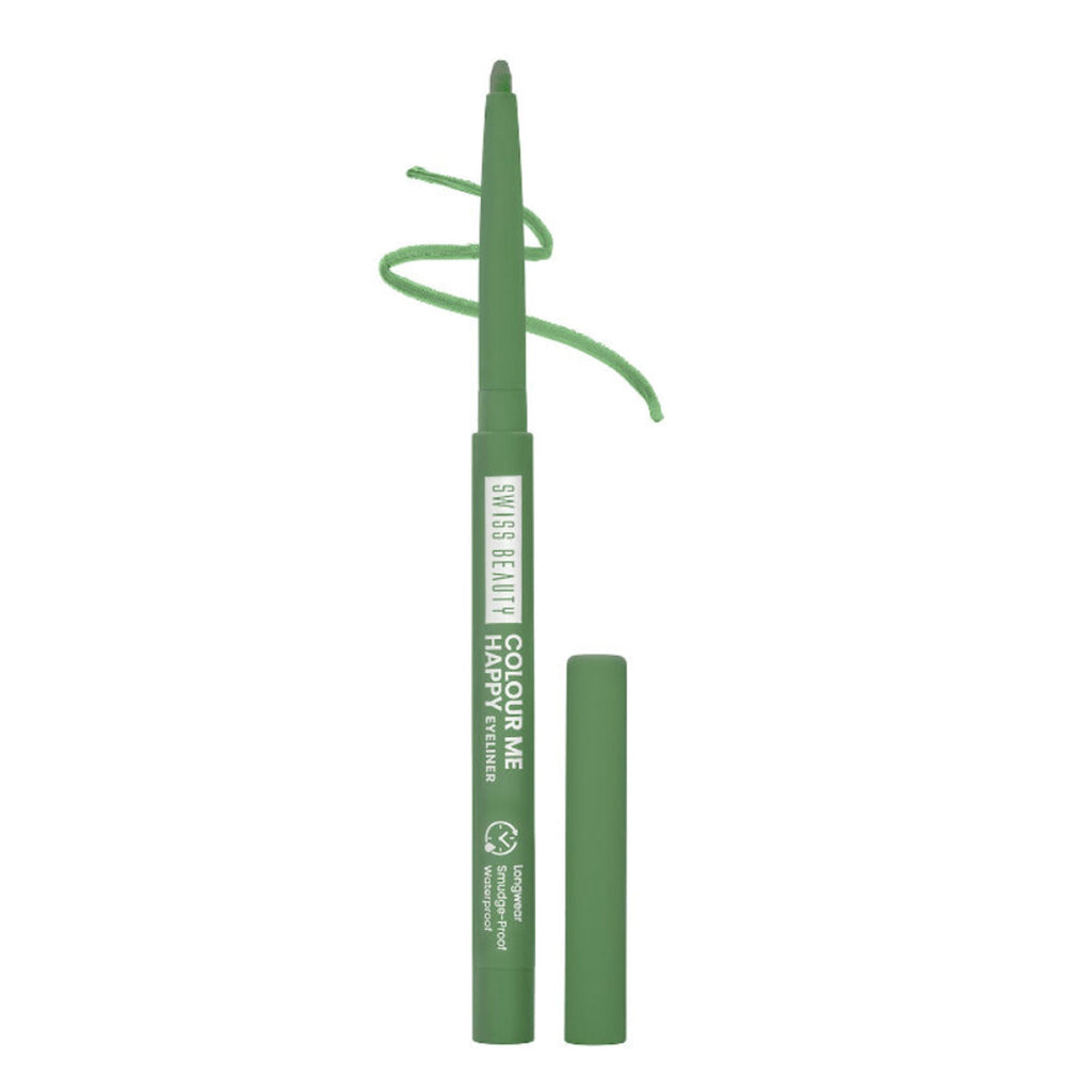Swiss Beauty Colour Me Happy Eyeliner - Tulip Green | Grocsy