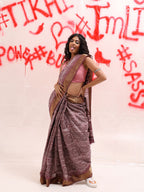 Tikhi Imli Zari Cotton Ready to Wear Saree | Grocsy
