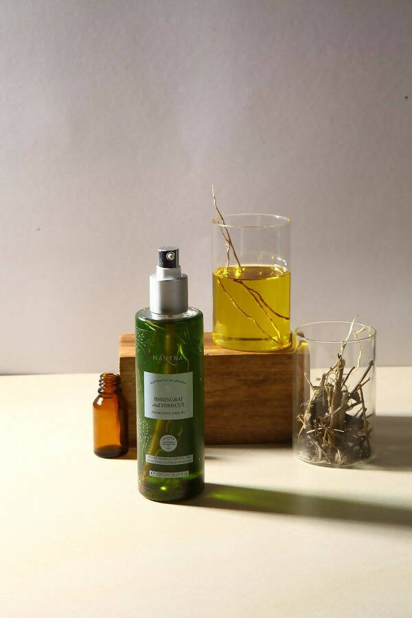 Mantra Herbal Bhringraj and Hibiscus Nourishing Hair Oil | Grocsy