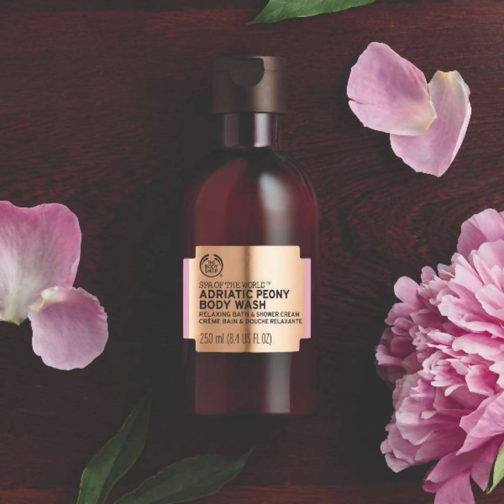 The Body Shop Spa Of The World Adriatic Peony Body Wash | Grocsy