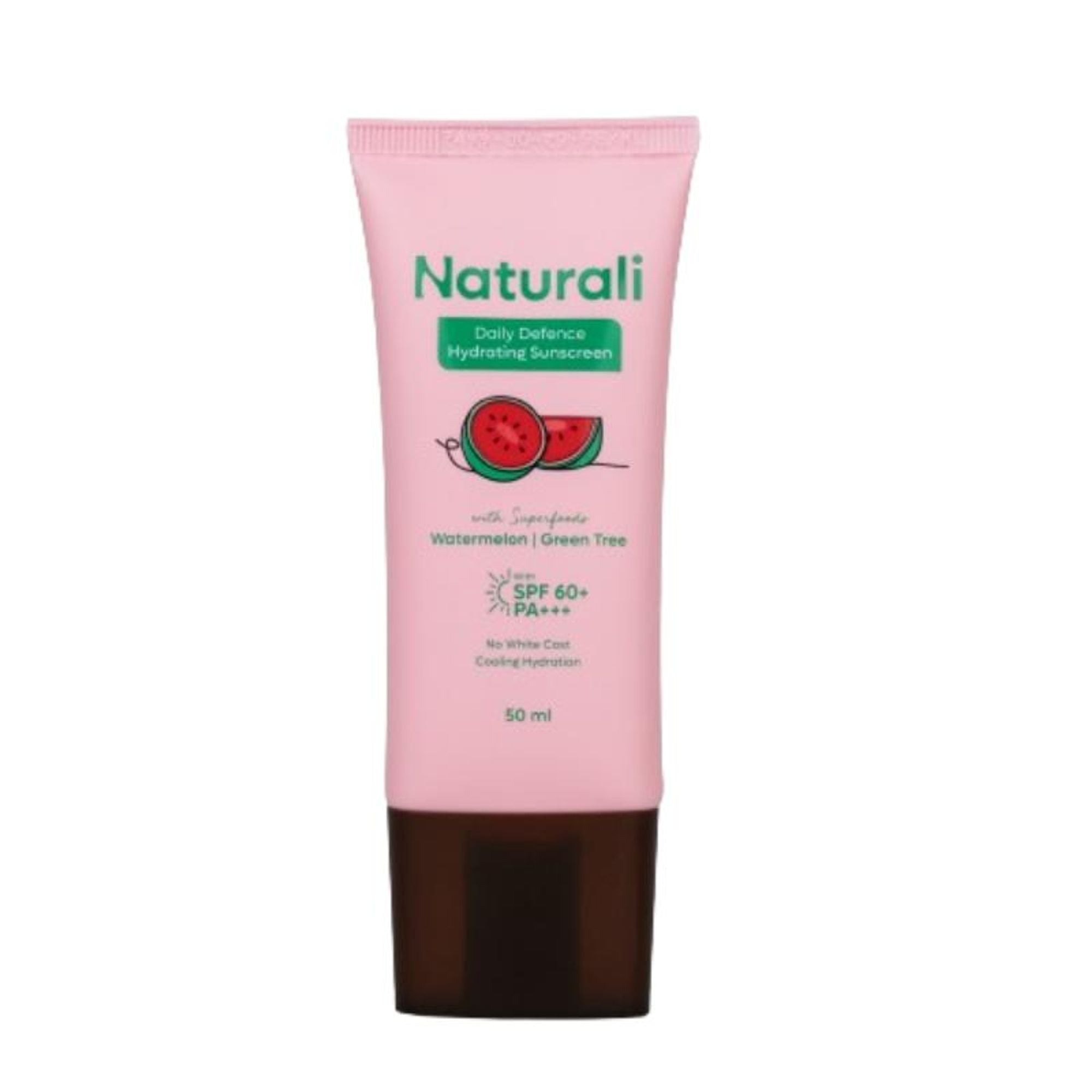Naturali Daily Defence Cooling & Hydrating Sunscreen SPF60 With PA+++ | Grocsy