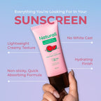 Naturali Daily Defence Cooling & Hydrating Sunscreen SPF60 With PA+++ | Grocsy