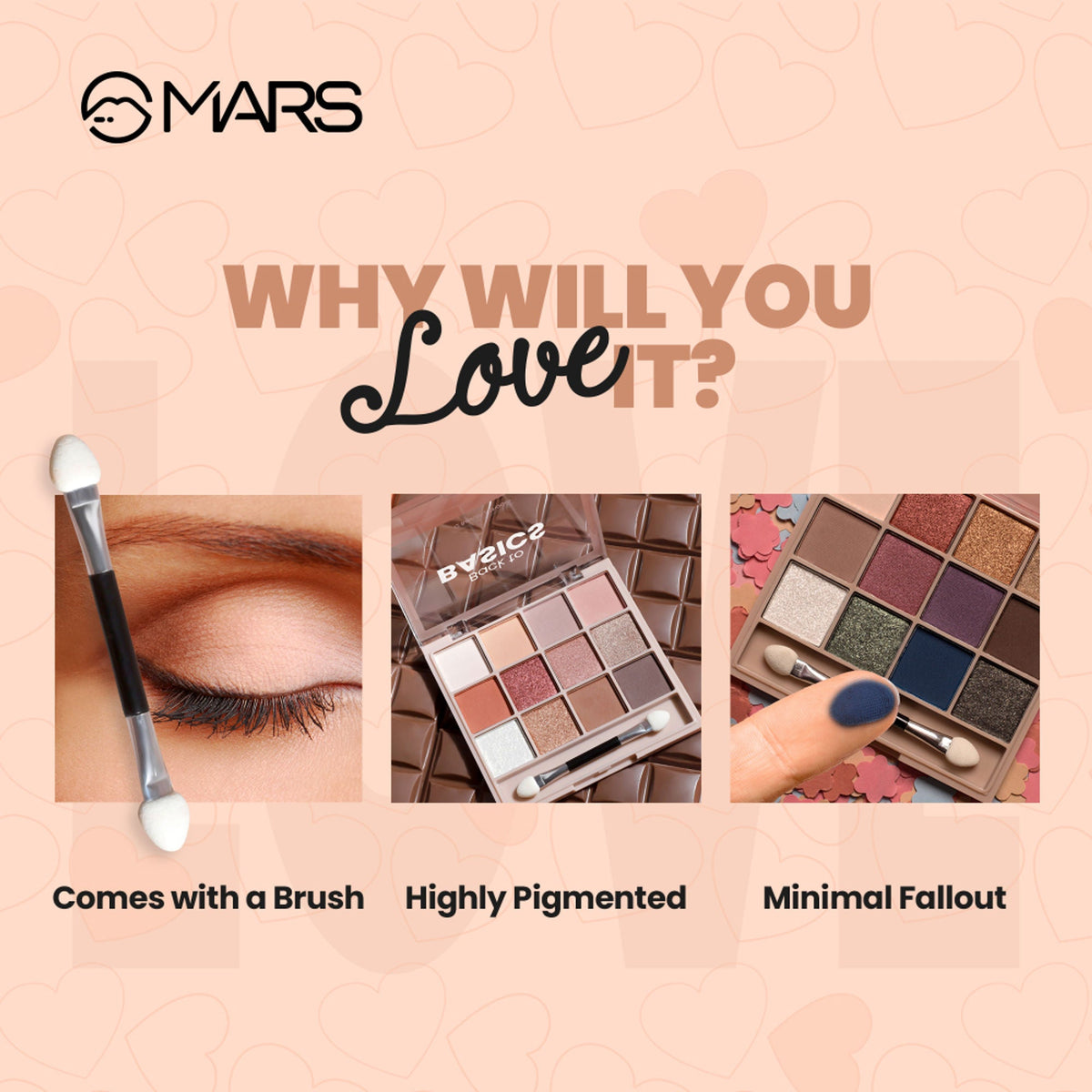 MARS Cosmetics Back To Basics Eyeshadow Palette - 2 | Grocsy