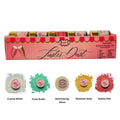 Confect Edible Luster Dust – Pack of 5 | Gold, Silver, Pink, Green, White | | Grocsy