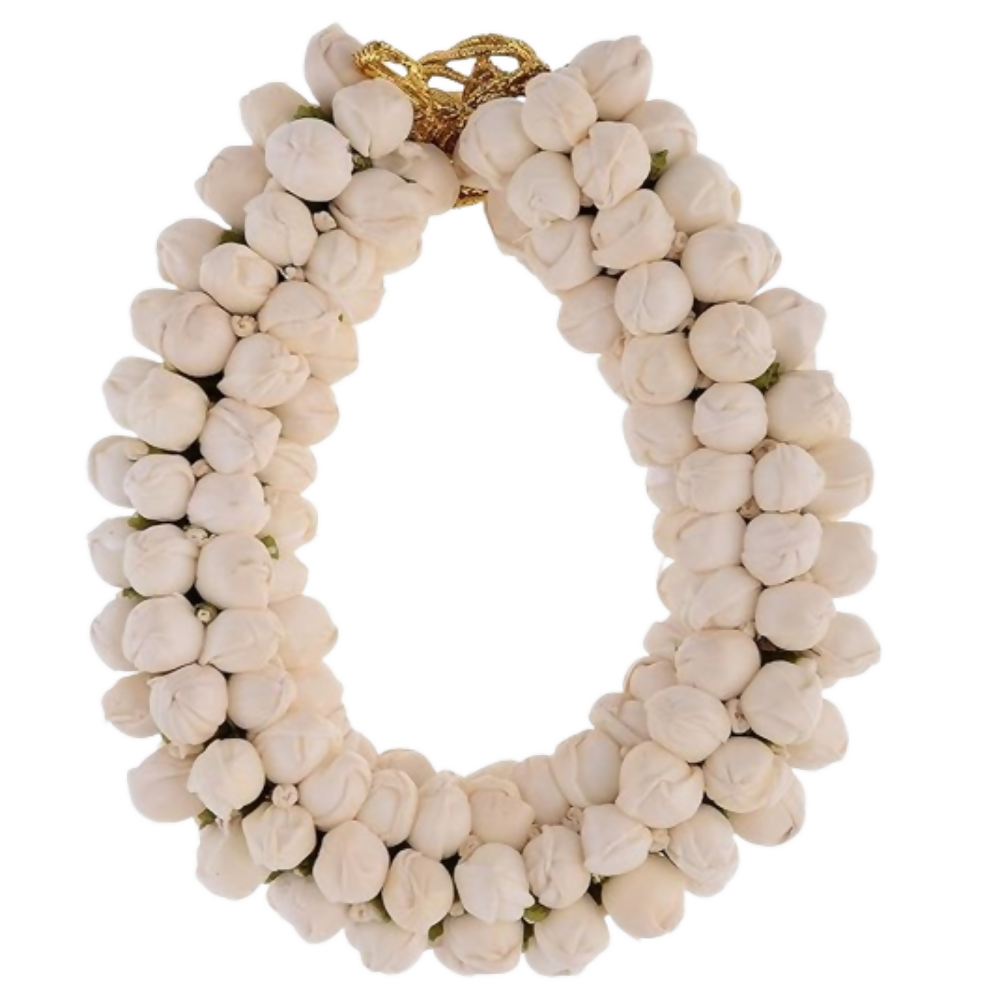 Aakarshan Jewels White Paper Gajra | Grocsy