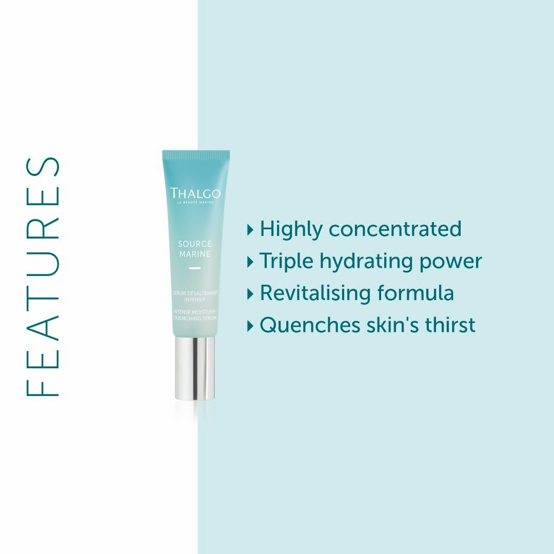 Thalgo Intense Moisture Quenching Serum - Deeply Hydrating Gel Serum | Grocsy