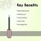 Matt Look Line Express Ultimate Precision Waterproof Smudge Proof Eyeliner - Black | Grocsy
