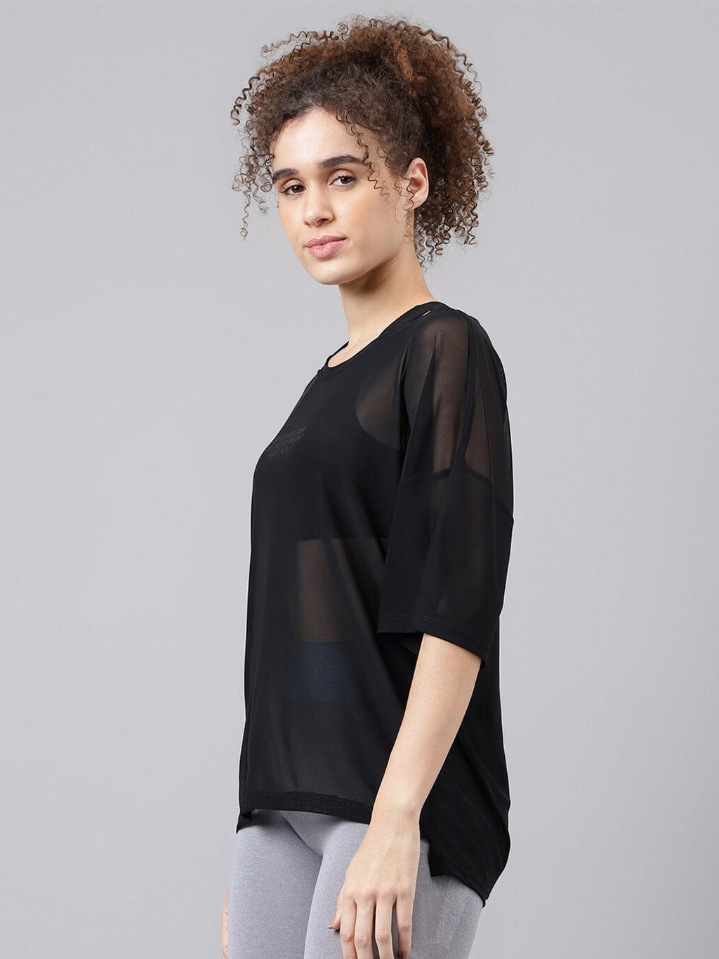MKH Typography Printed Dri-FIT Relaxed Fit Sports T-shirt | Grocsy
