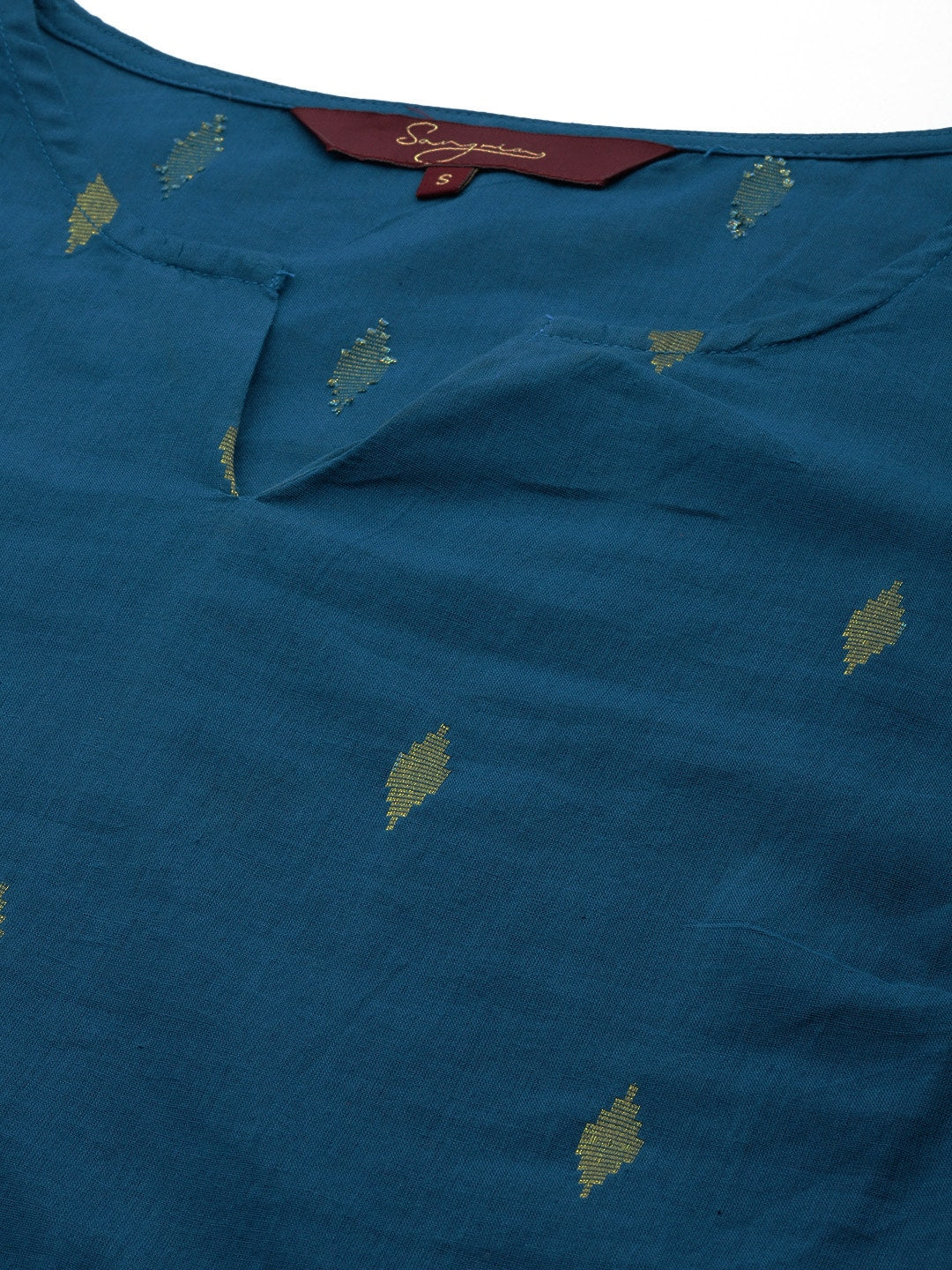 Sangria Geometric Printed Kurta | Grocsy