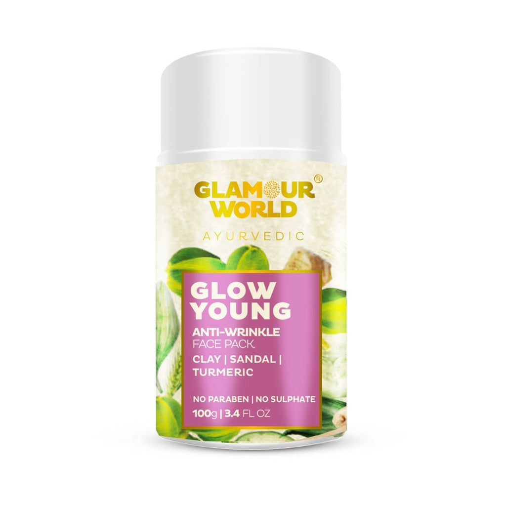 GLAMOUR WORLD AYURVEDIC Glow Young Anti Wrinkle Face Mask | Grocsy