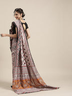 Saree Mall Warli Saree with Sleek border | Grocsy