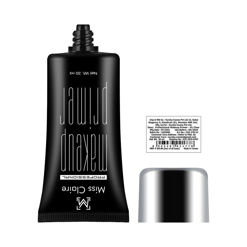 Miss Claire Studio Perfect Professional Makeup Primer - 01 Clear | Grocsy
