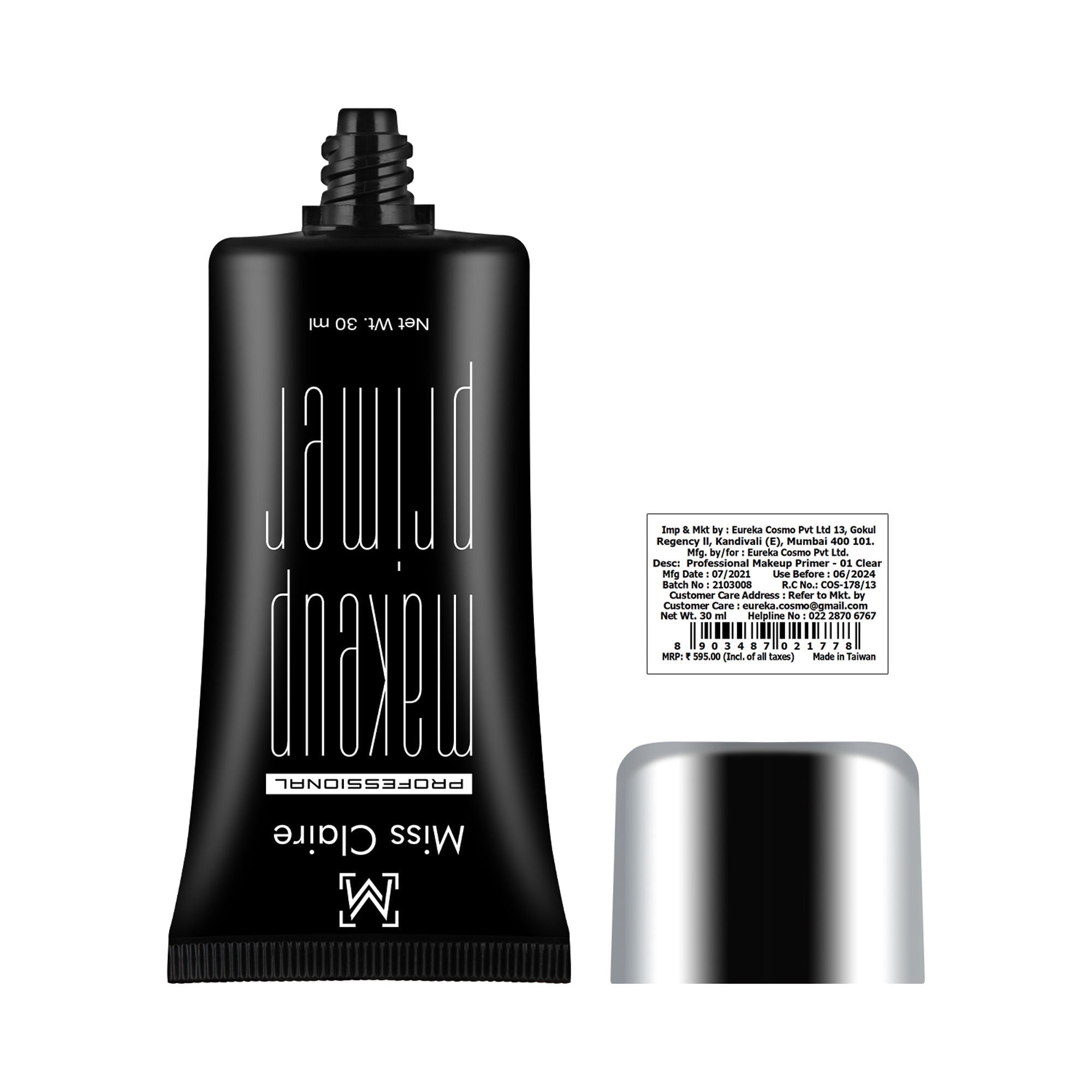 Miss Claire Studio Perfect Professional Makeup Primer - 01 Clear | Grocsy