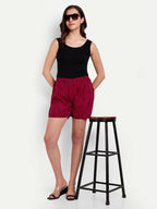 Alvano Printed Red Boxer Shorts | Grocsy