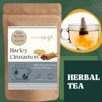 Satvi Wellness Barley Cinnamon Tea | Barley Seed With Ginger Herbal Tea Bags | Grocsy
