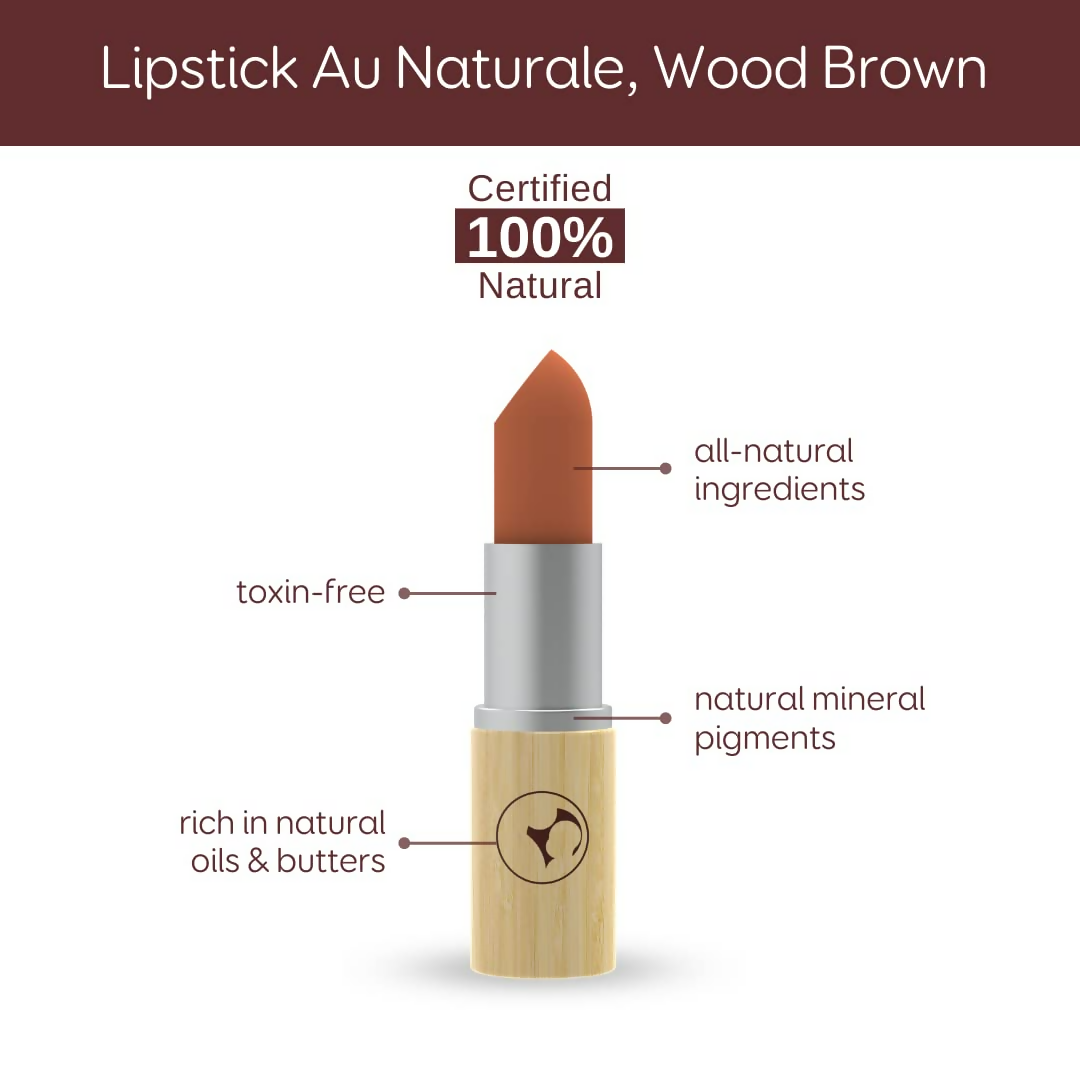 Earthbaby Lipstick Au Naturale 100% Natural Origin ( Wood Brown) | Grocsy