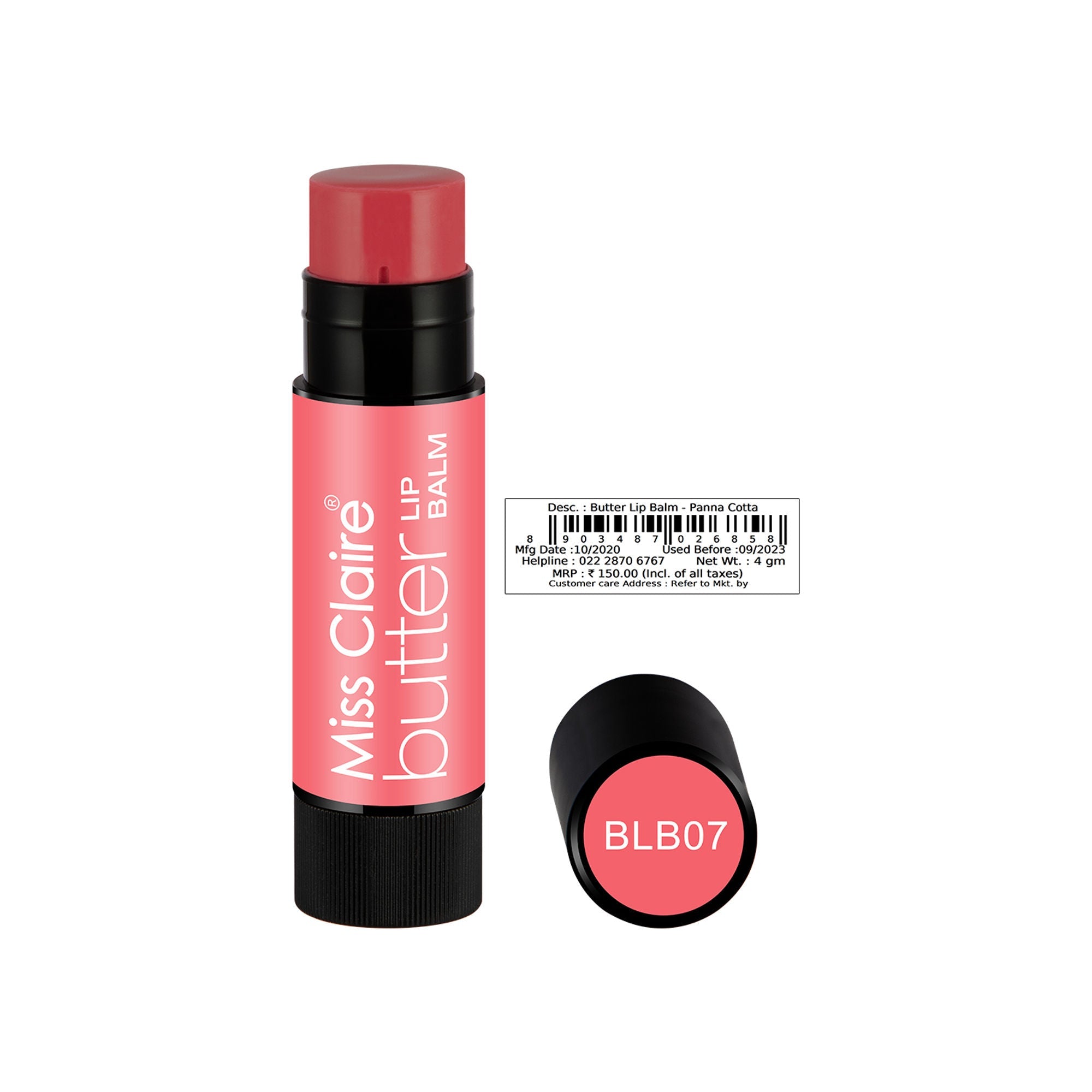 Miss Claire Butter Lip Balm - Blb07 Panna Cotta | Grocsy