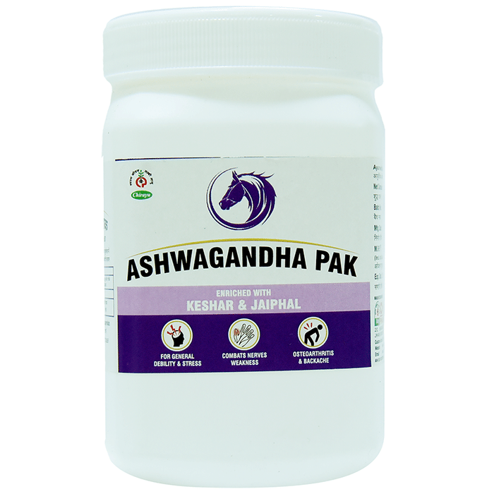 Chirayu Ashwagandha Pak Enriched with Keshar & Jaiphal | Grocsy