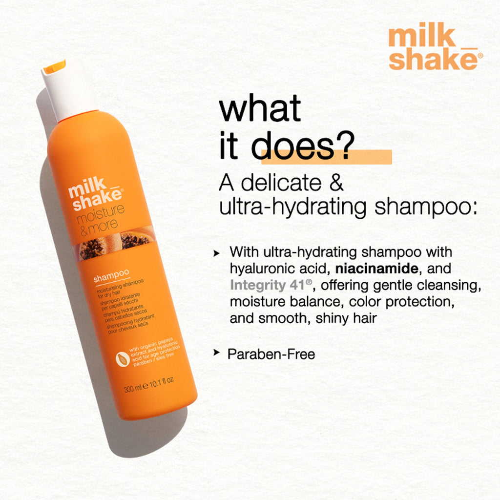 Milkshake Moisture & More Shampoo For Dry & Dehydrated Hair | Grocsy