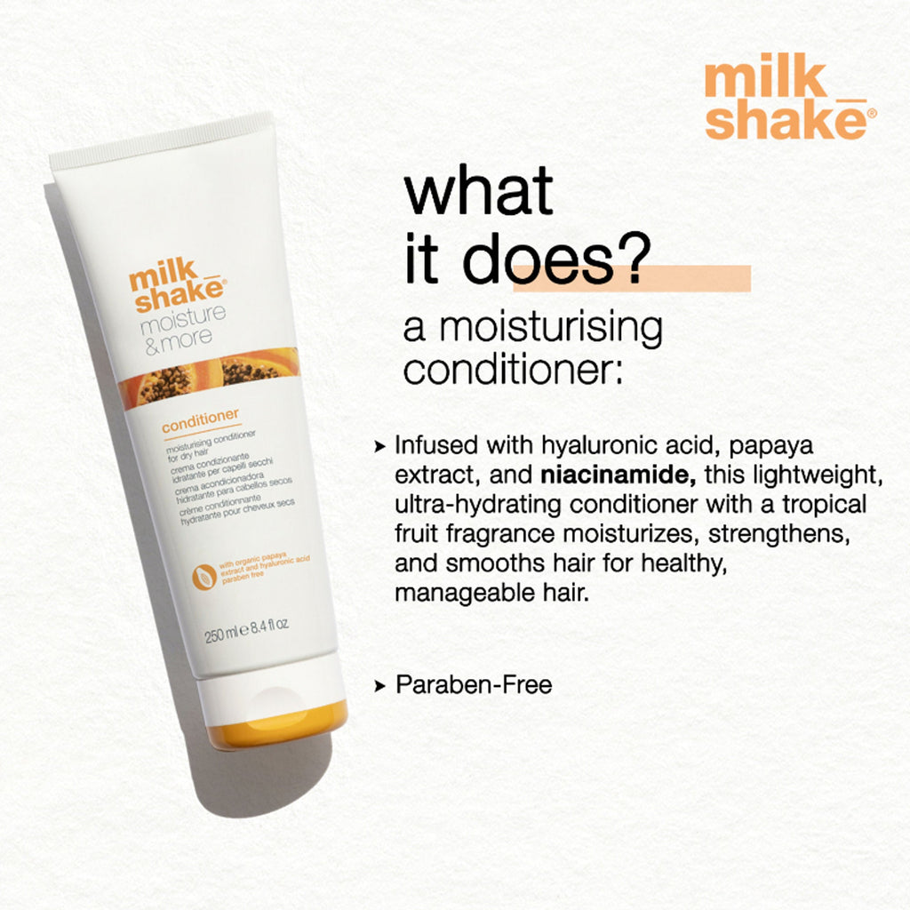 Milkshake Moisture & More Conditioner For Dry & Dehydrated Hair | Grocsy