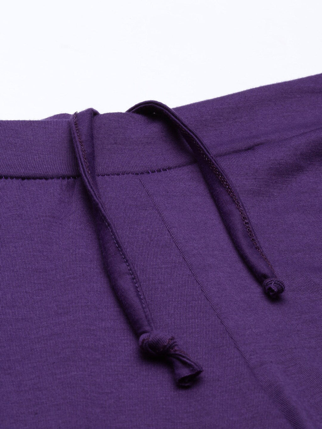 Souchii Women Purple Knitted Palazzos | Grocsy