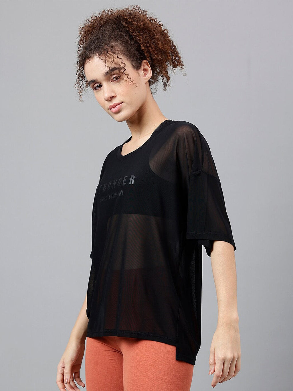 MKH Typography Printed Relaxed Fit Dri-FIT T-shirt | Grocsy