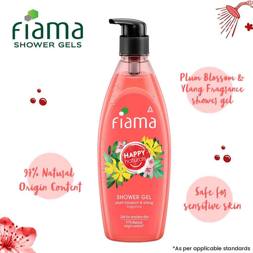 Fiama Happy Naturals Shower Gel With Blossom And Ylang | Grocsy