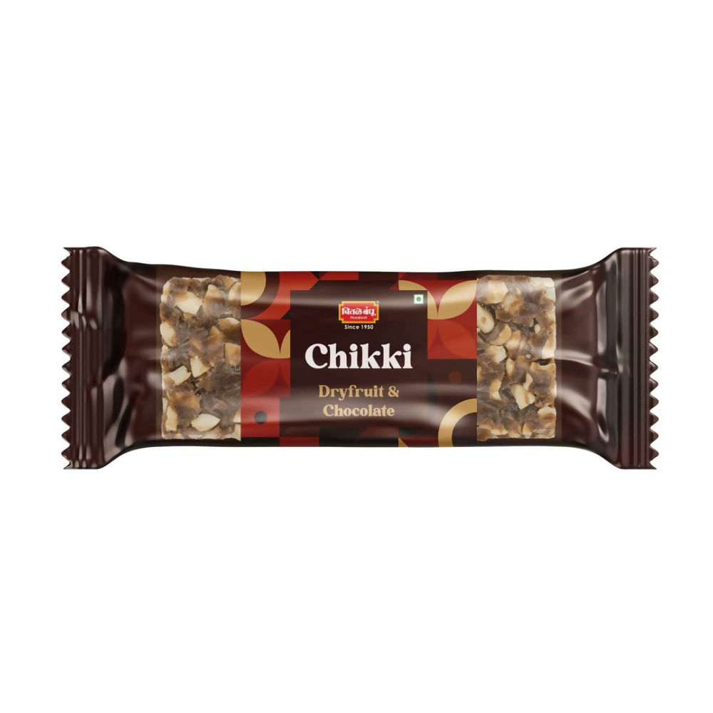 Chitale Bandhu Dryfruit & Chocolate Chikki | Grocsy