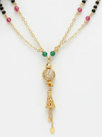 NVR Women Gold Plated Artificial Beaded Mangalsutra | Grocsy