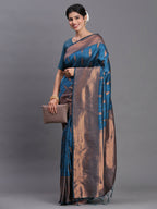 Shree Shyam Fashion Silk Peach Saree | Grocsy