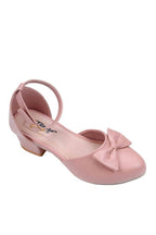 Tiny Bugs Girls Bow Embellished Ballerinas - Peach | Grocsy