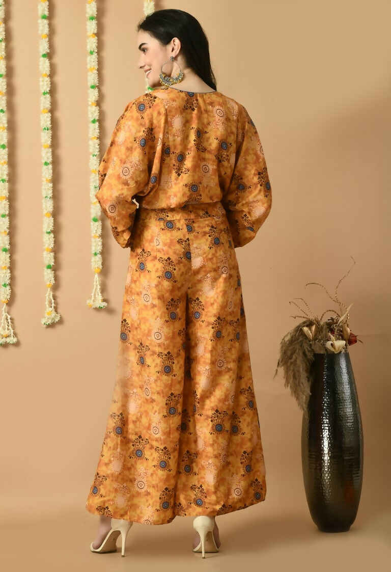 Joban Fashion Mustard Maslin Kurta Set | Grocsy
