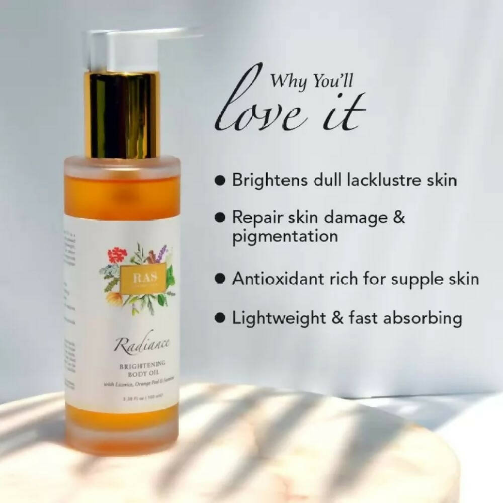 Ras Luxury Oils Radiance Brightening Body Oil | Grocsy