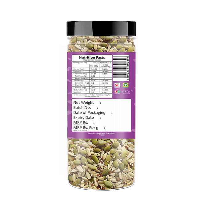 Yum Yum 6 In 1 Seeds Mix Jar | Grocsy