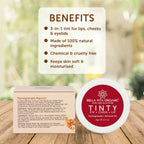 Bella Vita Organic Pomegranate Maroon Tinty Blush 3 in 1 | Grocsy