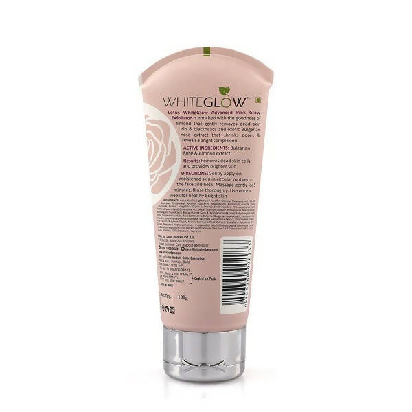 Lotus Herbals Whiteglow Advanced Pink Glow Exfoliator | Grocsy