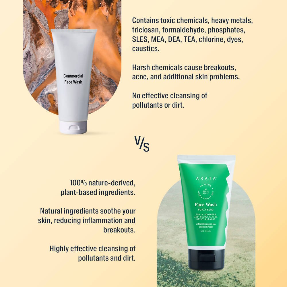 Arata Purifying Face Wash | Grocsy
