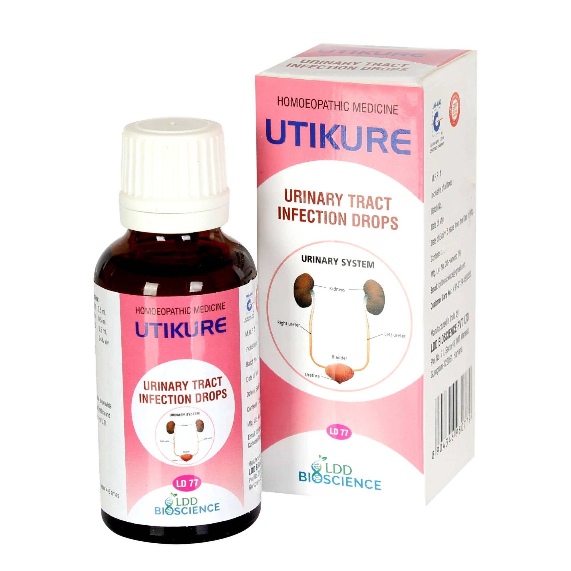 LDD Bioscience Homeopathy Utikure Drops | Grocsy