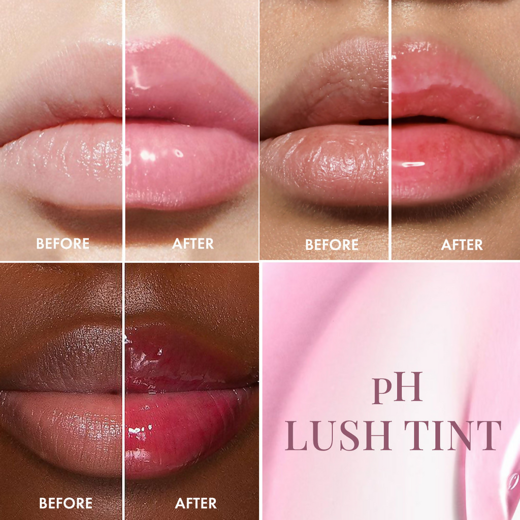 mCaffeine Shades PH Lush Lip & Cheek Color Changing Tint Hydrates Plumps Non-Sticky Tint Shift | Grocsy