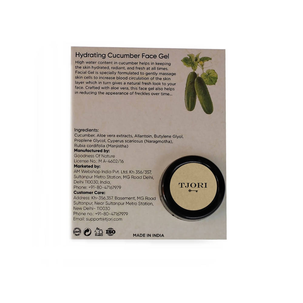 Tjori Hydrating Cucumber Face Gel | Grocsy