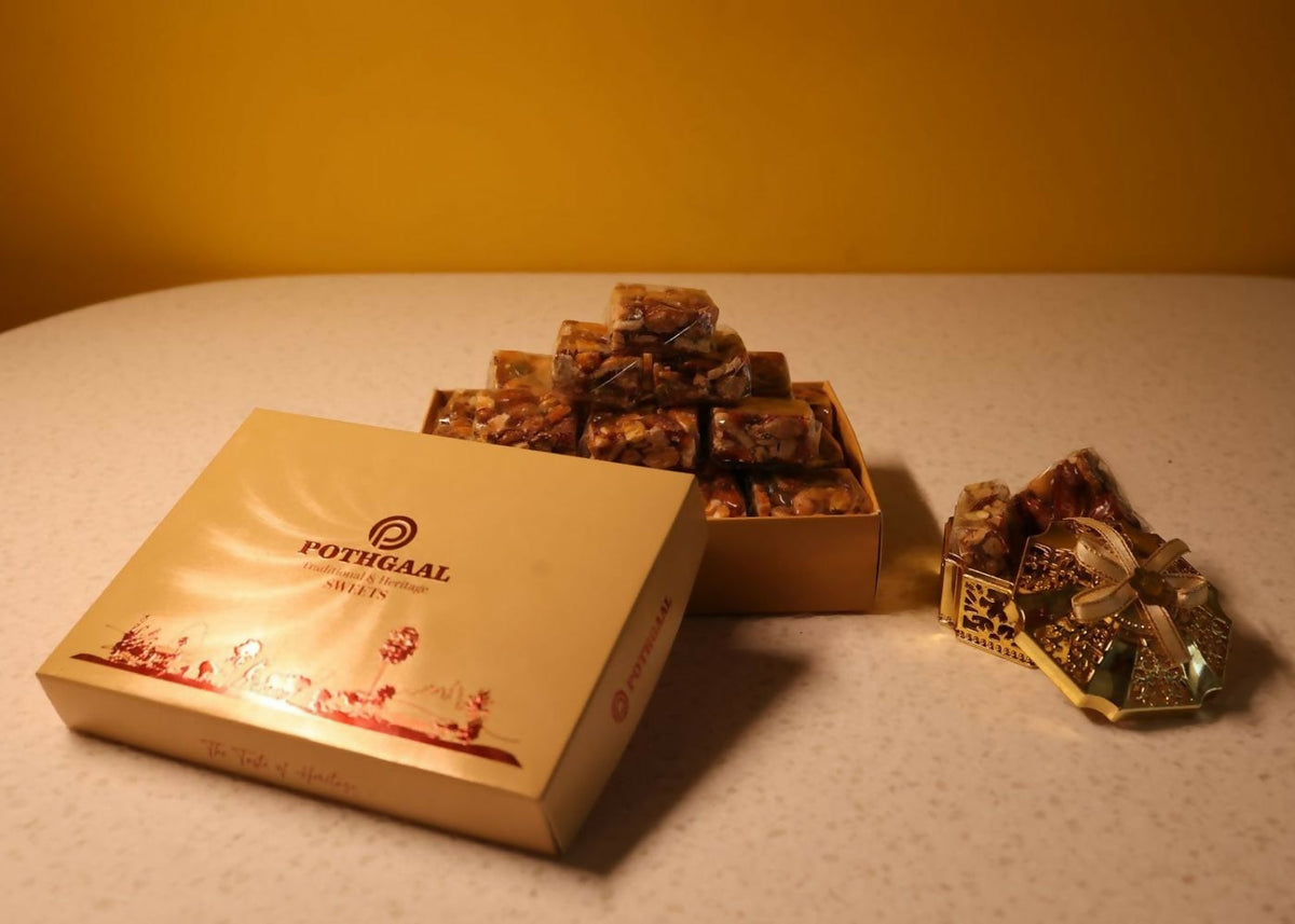Pothgaal Sweets Dryfruit Chikki | Grocsy