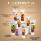 Just Herbs Self Care Face & Body Skincare Essentials Kit Combo | Grocsy