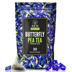 Blue Tea Butterfly Pea Herbal Tea Bags | Anti-Oxidant Rich Herbal Flower Based Caffeine Free - No Preservatives | Detox Tea Natural Premium Herbal Tea | Grocsy