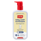 LuvLap Baby Wash & Shampoo with Chamomile, Milk Protein, Oatmeal & Shea Butter | Grocsy
