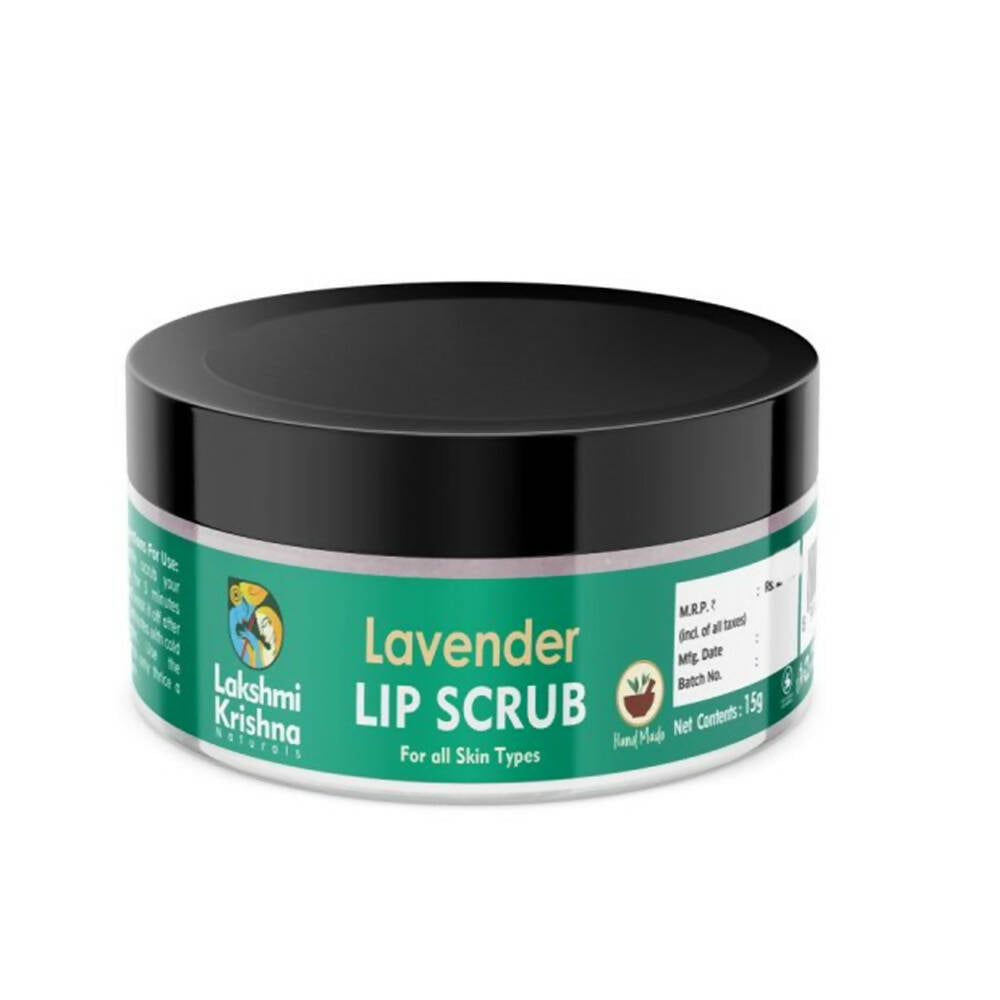 Lakshmi Krishna Naturals Lavender Lip Scrub | Grocsy