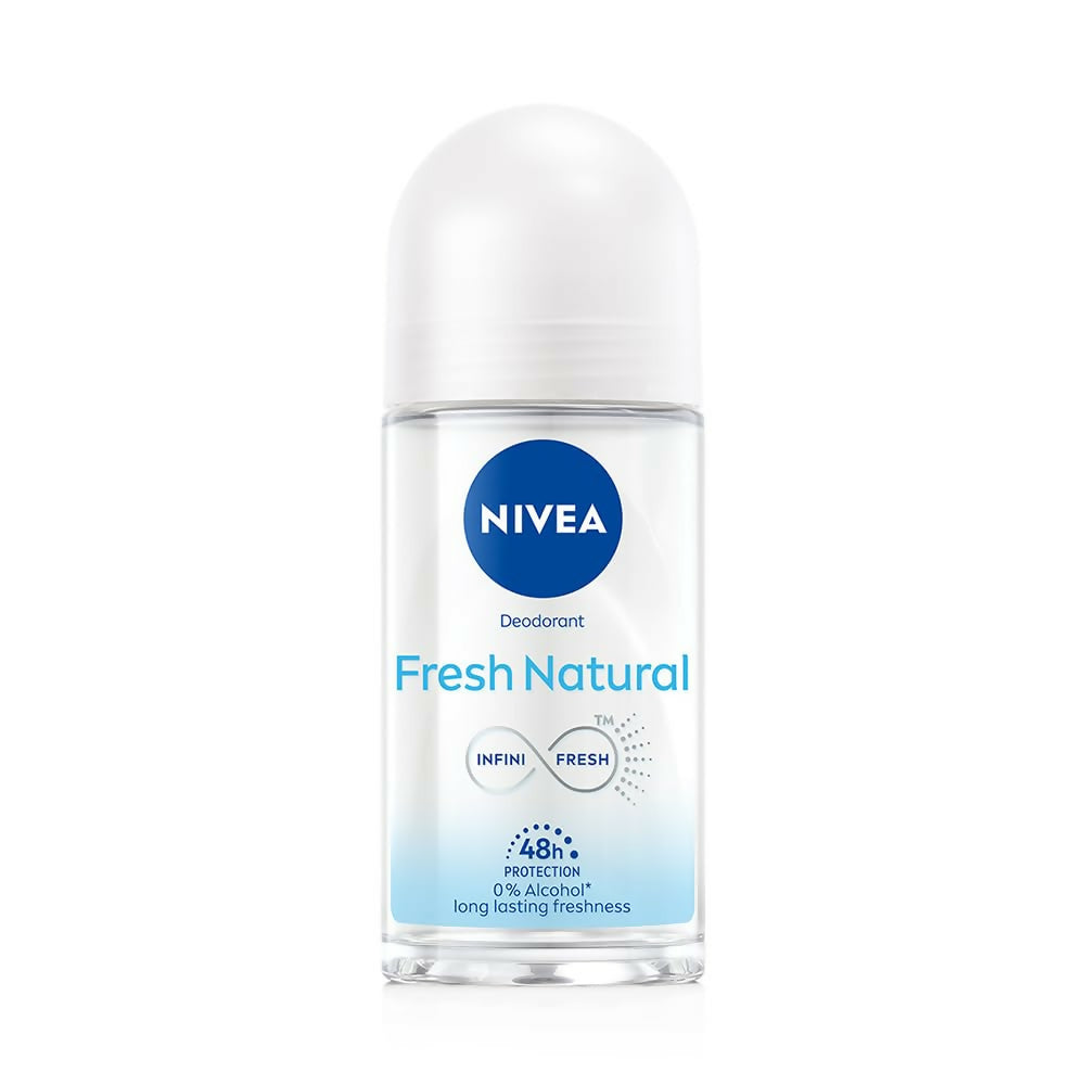 Nivea Fresh Natural Roll On 48 H Smooth & Beautiful Underarms For Women | Grocsy