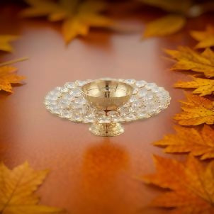 Collectibles India Crystal Diya | Grocsy
