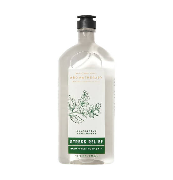 Bath & Body Works Eucalyptus Spearmint Stress Relief Body Wash + Foam Bath | Grocsy