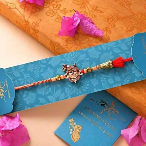 Lord Krishna Rakhi & Mathura Peda Combo | Grocsy